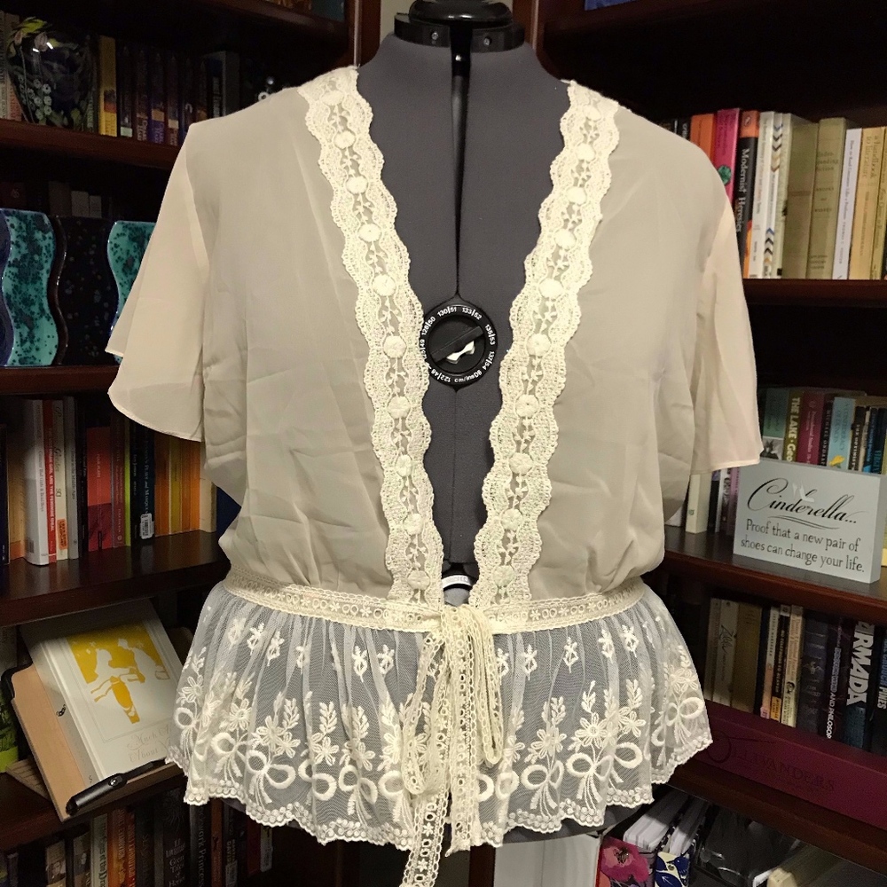To Quiche Their Own Lace Cardigan